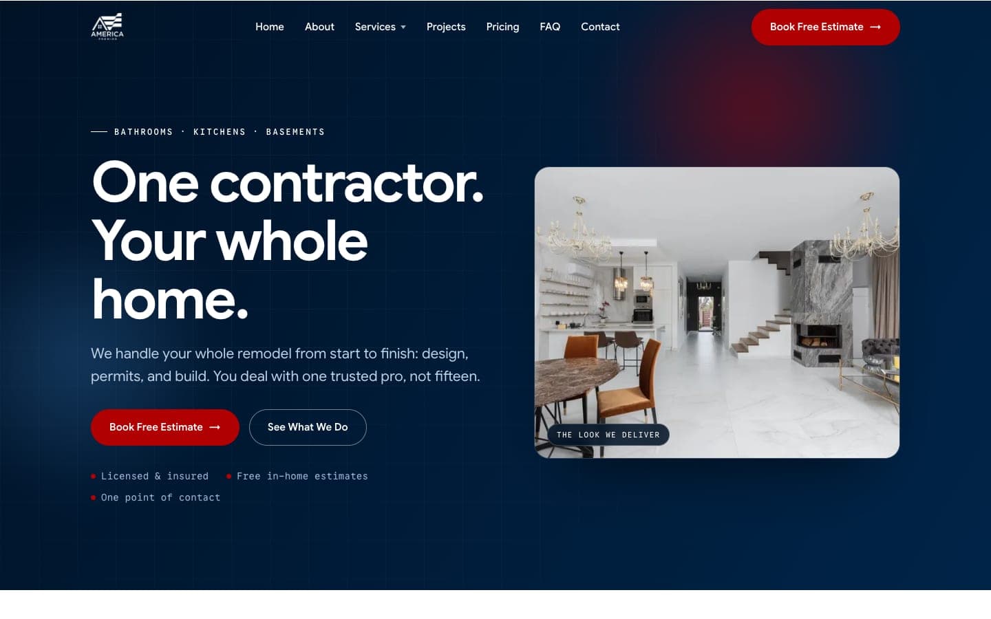 America Premier — live site